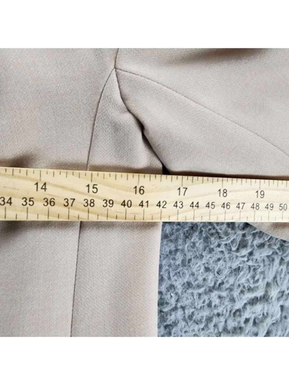 Trina Turk Dress Womens 8 Tan Half Sleeve Pocket Sheath